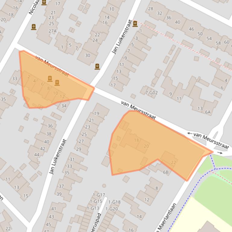 Kaart van postcodegebied 5615JR.