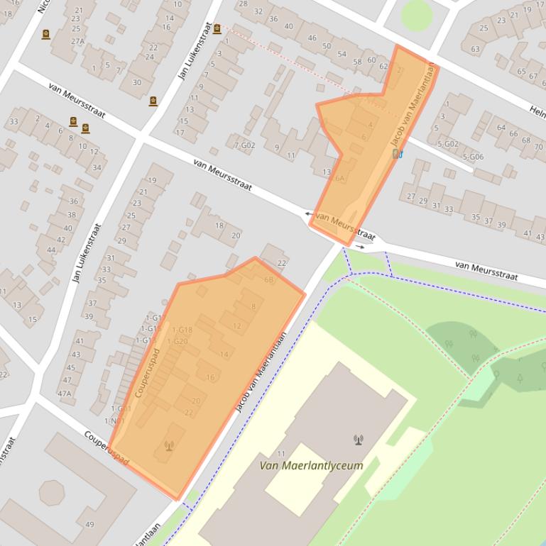 Kaart van postcodegebied 5615JT.