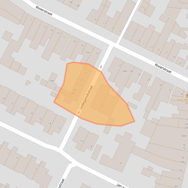 Kaart van postcodegebied 5615KC.