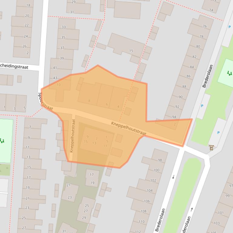 Kaart van postcodegebied 5615KL.