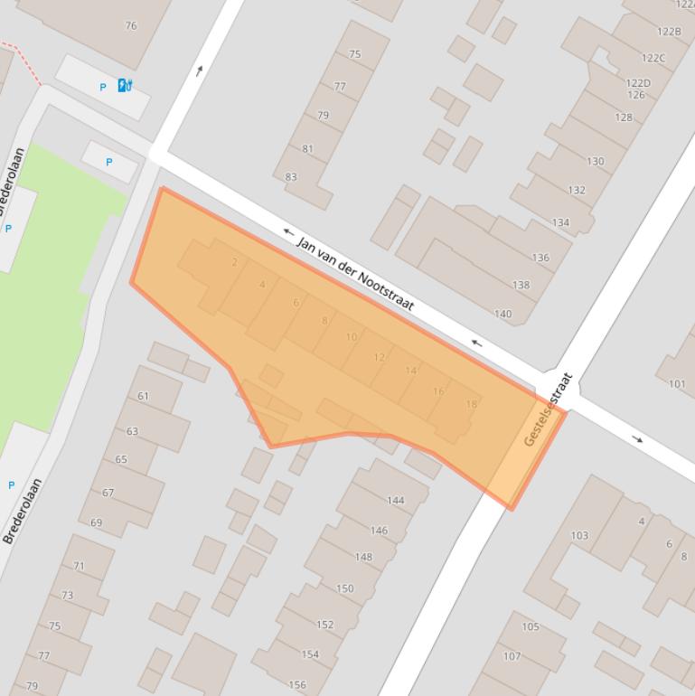 Kaart van postcodegebied 5615KR.