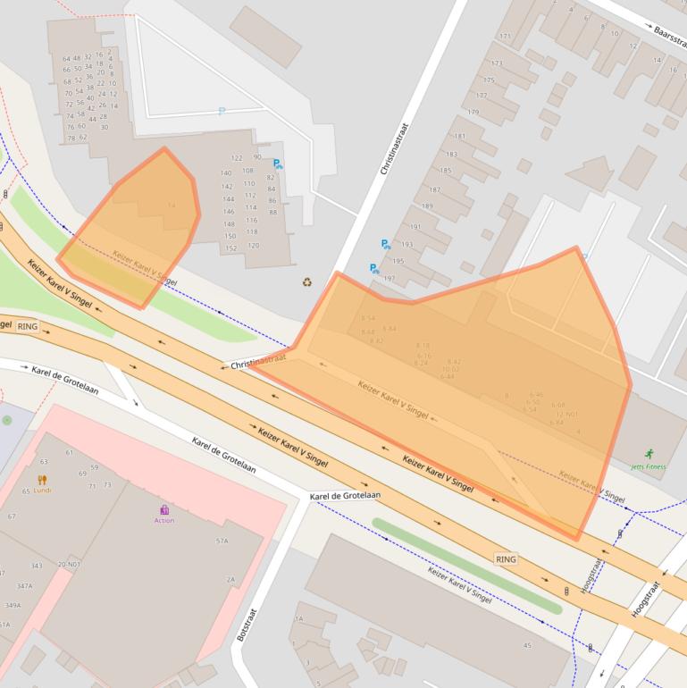 Kaart van postcodegebied 5615PE.
