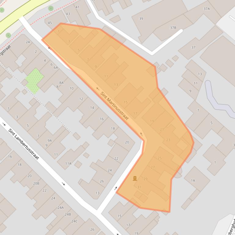 Kaart van postcodegebied 5615PJ.