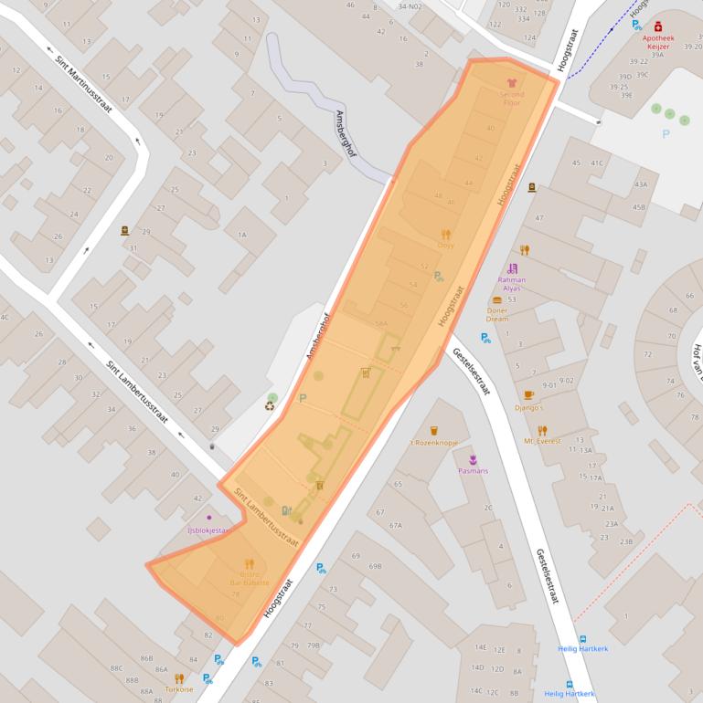 Kaart van postcodegebied 5615PR.