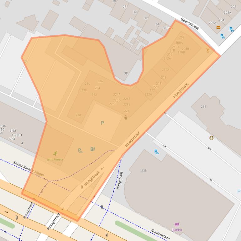 Kaart van postcodegebied 5615PX.