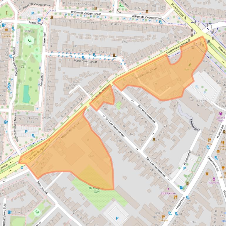 Kaart van postcodegebied 5615PZ.