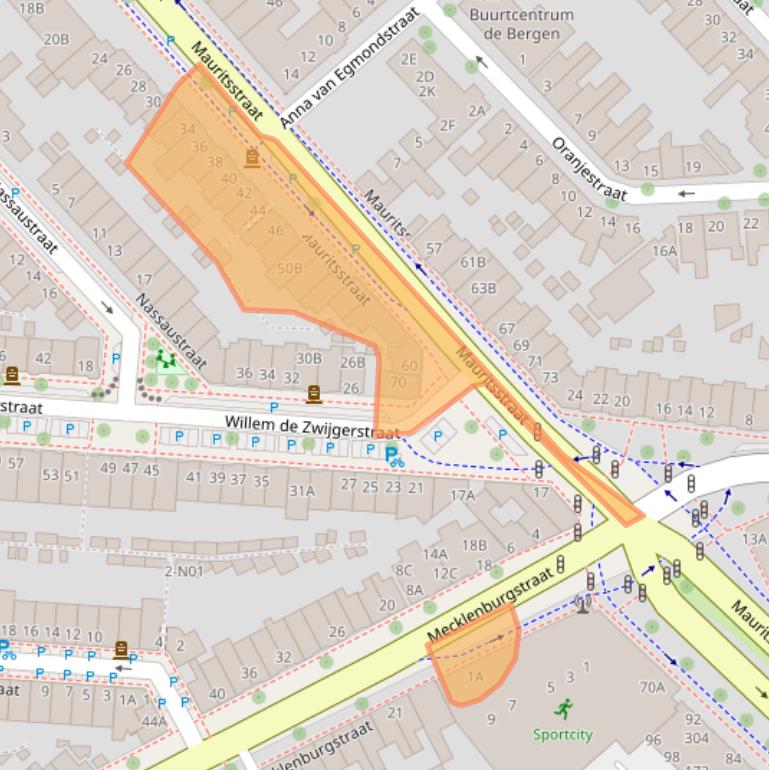 Kaart van postcodegebied 5616AB.