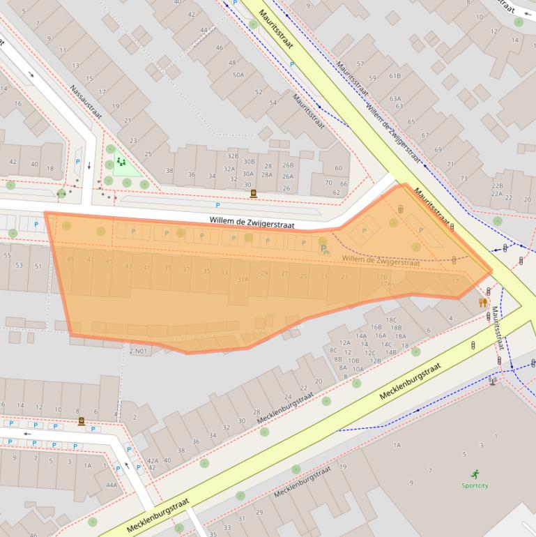 Kaart van postcodegebied 5616AC.
