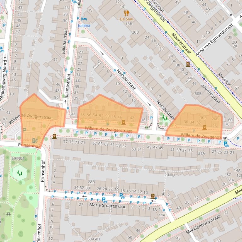 Kaart van postcodegebied 5616AE.