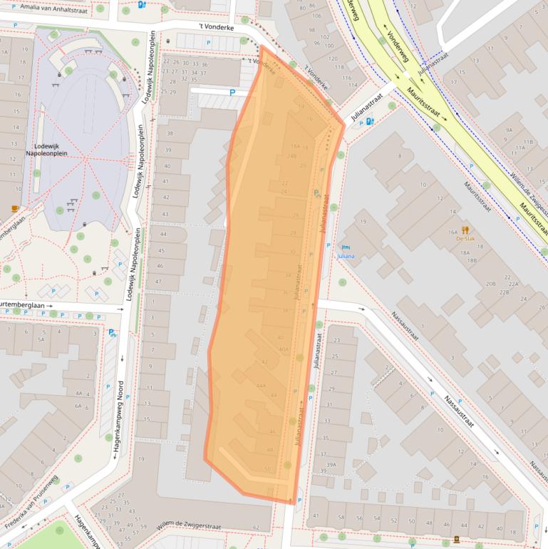 Kaart van postcodegebied 5616AK.