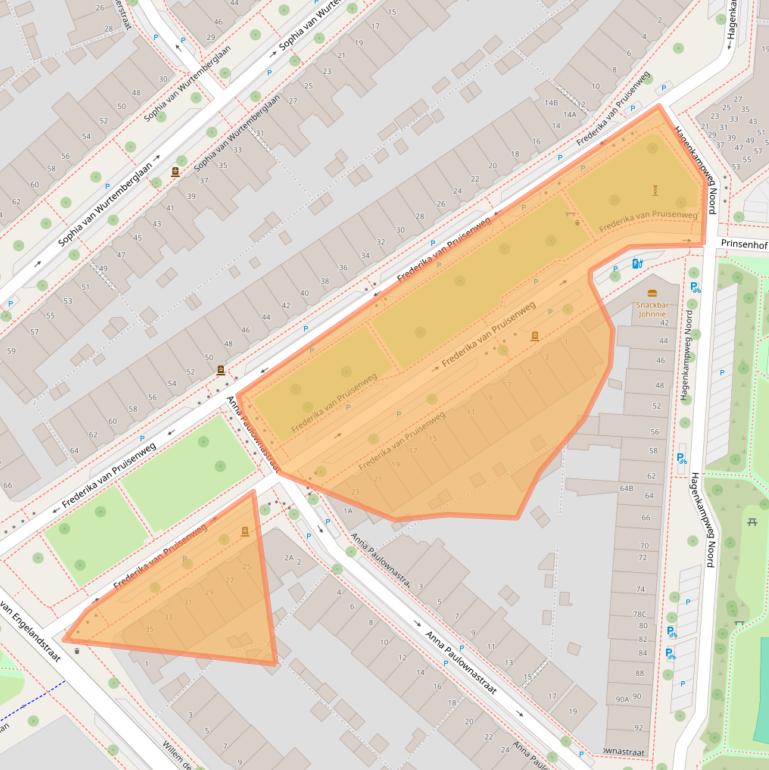 Kaart van postcodegebied 5616AT.