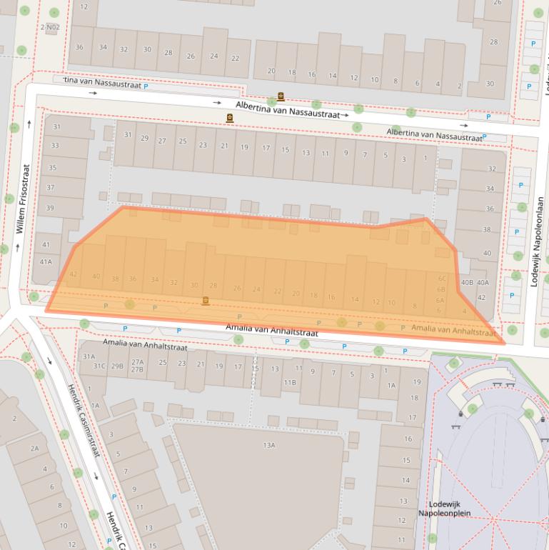 Kaart van postcodegebied 5616BH.