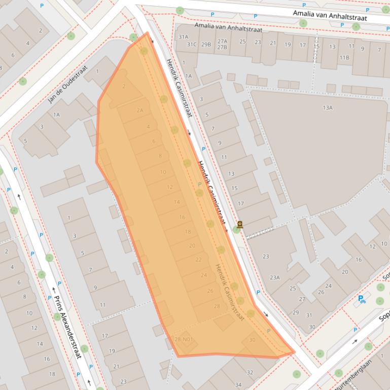 Kaart van postcodegebied 5616BK.