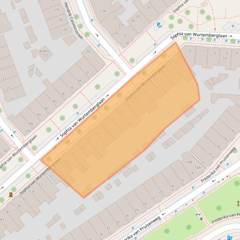 Kaart van postcodegebied 5616BM.