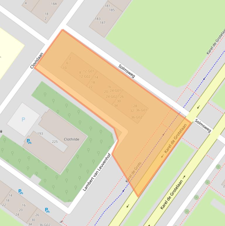 Kaart van postcodegebied 5616CK.