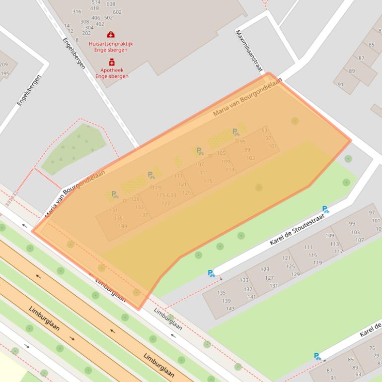 Kaart van postcodegebied 5616ED.