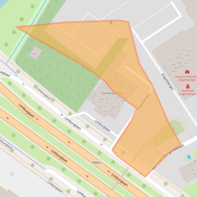 Kaart van postcodegebied 5616EV.