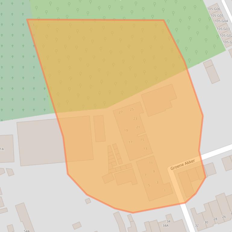 Kaart van postcodegebied 5616HD.