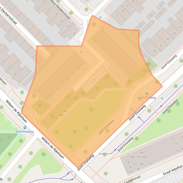 Kaart van postcodegebied 5616JH.