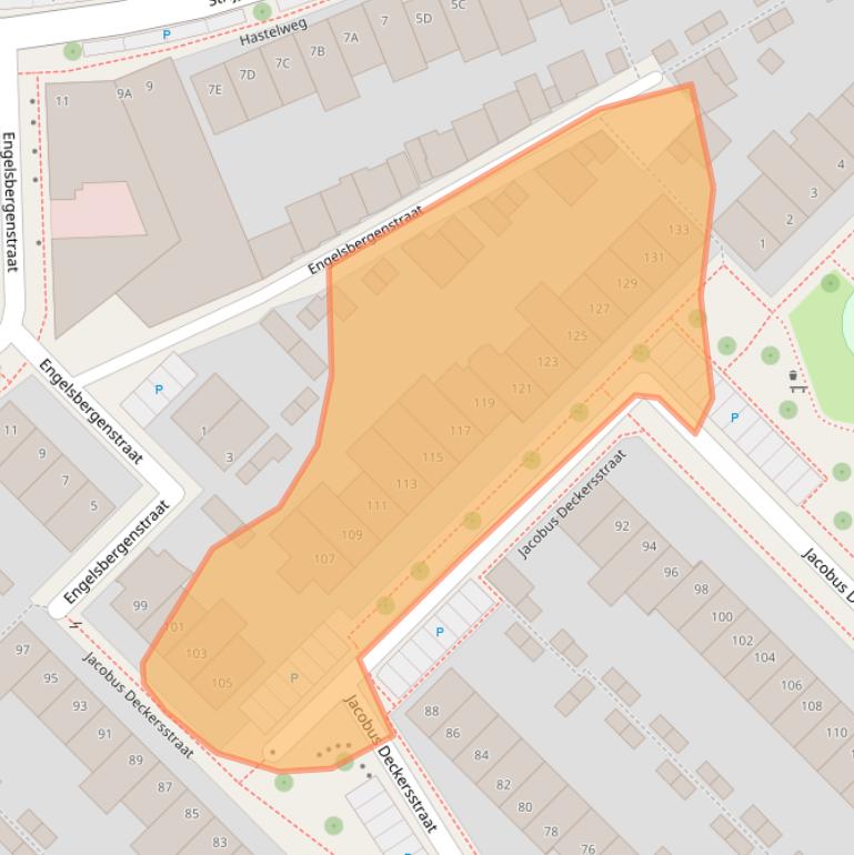 Kaart van postcodegebied 5616JT.