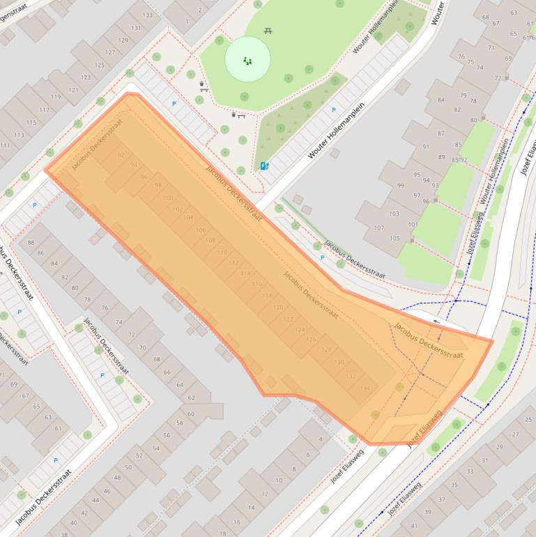 Kaart van postcodegebied 5616JV.