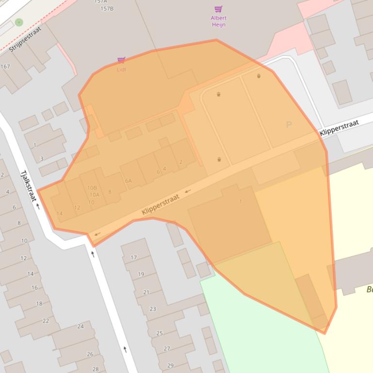 Kaart van postcodegebied 5616KA.
