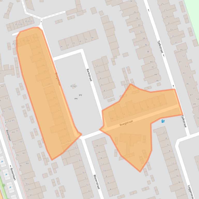 Kaart van postcodegebied 5616KH.