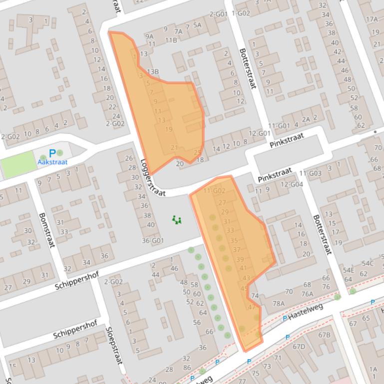 Kaart van postcodegebied 5616KL.
