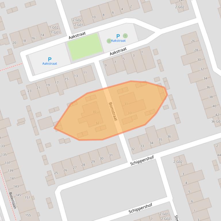 Kaart van postcodegebied 5616KN.