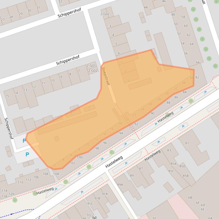 Kaart van postcodegebied 5616KS.