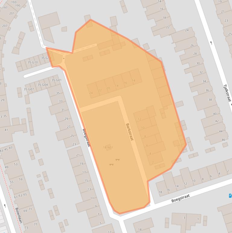 Kaart van postcodegebied 5616KV.