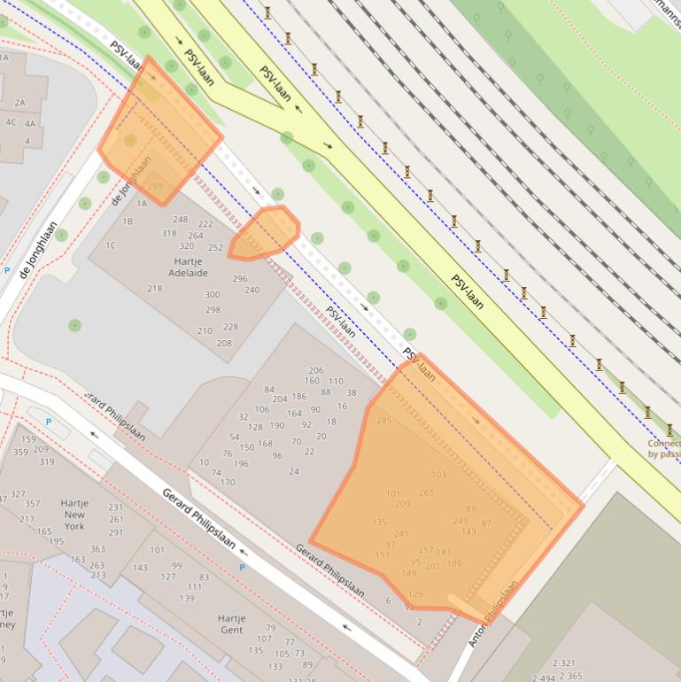 Kaart van postcodegebied 5616LA.