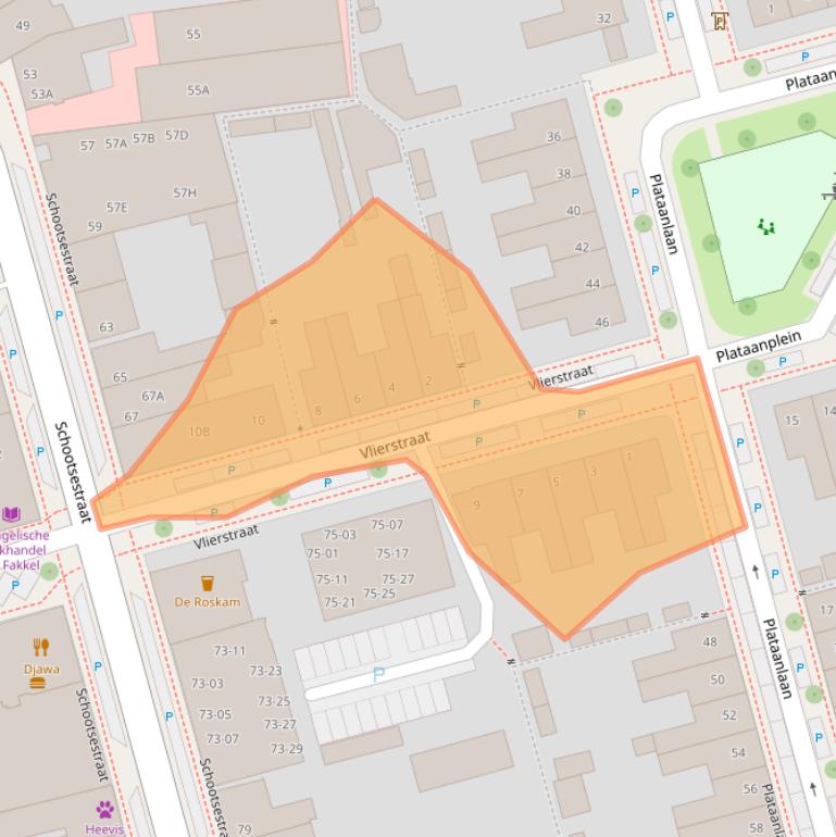 Kaart van postcodegebied 5616LM.
