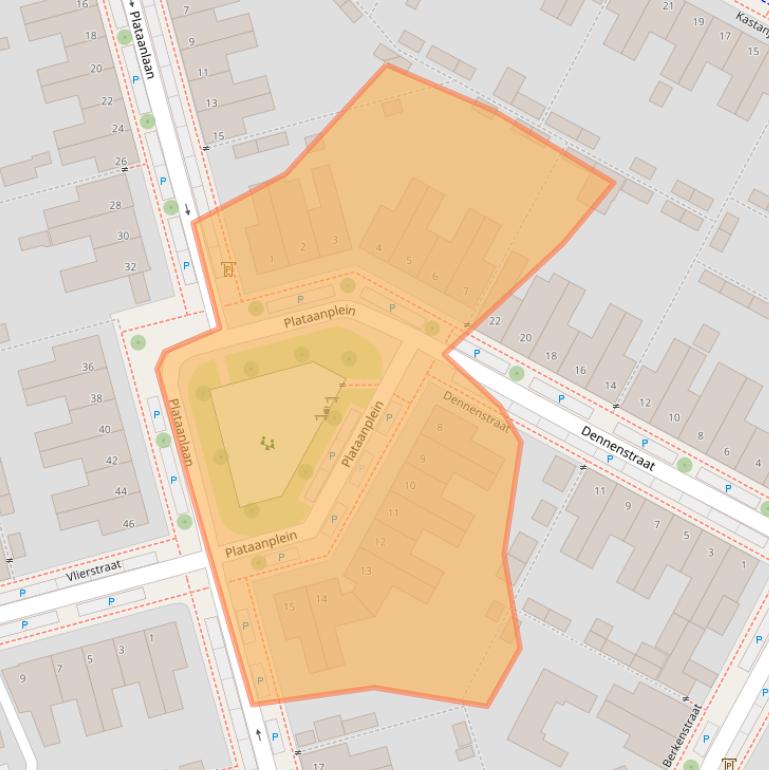 Kaart van postcodegebied 5616LS.