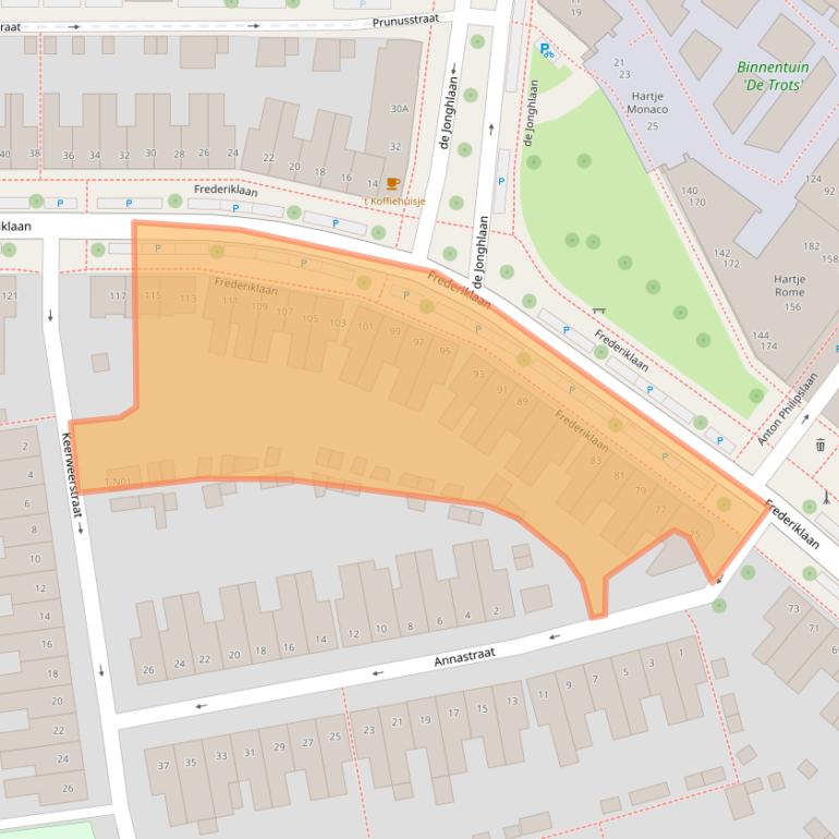 Kaart van postcodegebied 5616ND.