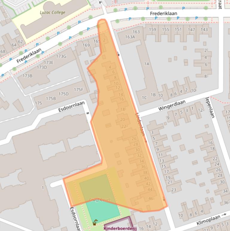 Kaart van postcodegebied 5616NM.