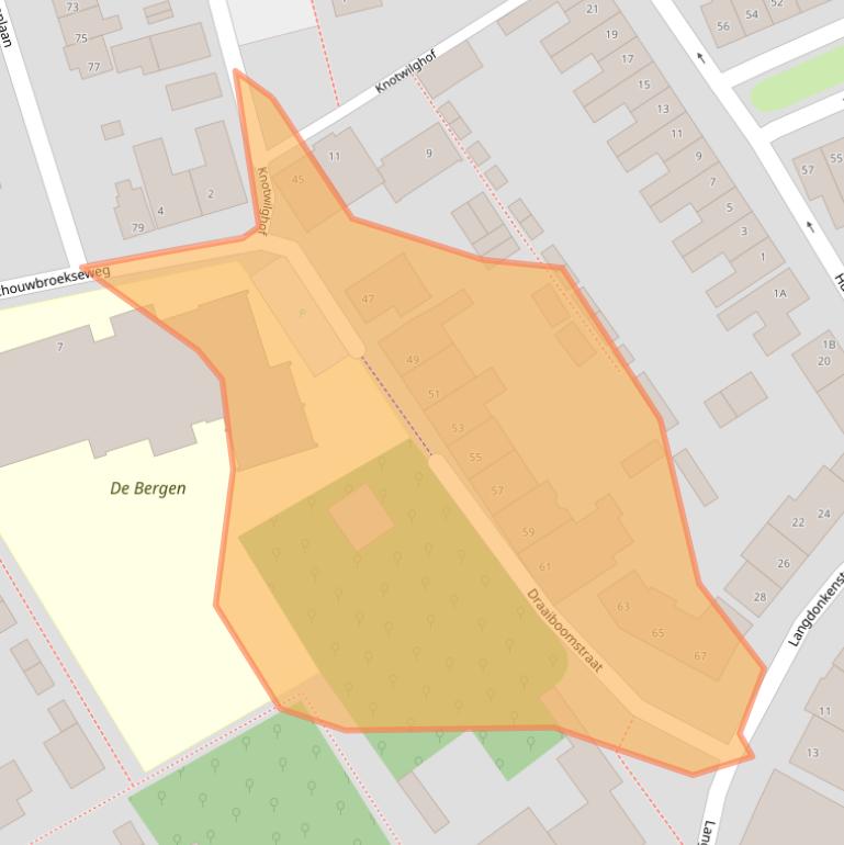 Kaart van postcodegebied 5616PA.