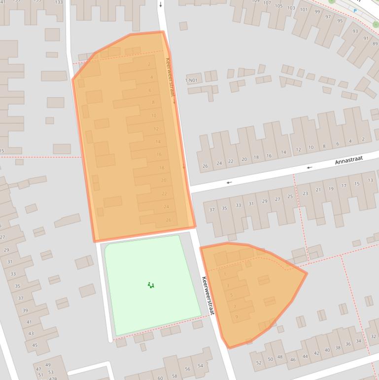 Kaart van postcodegebied 5616PB.