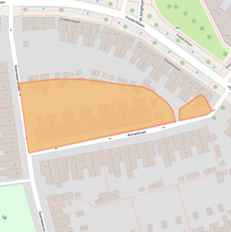 Kaart van postcodegebied 5616PD.