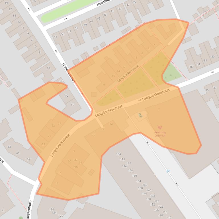 Kaart van postcodegebied 5616PN.