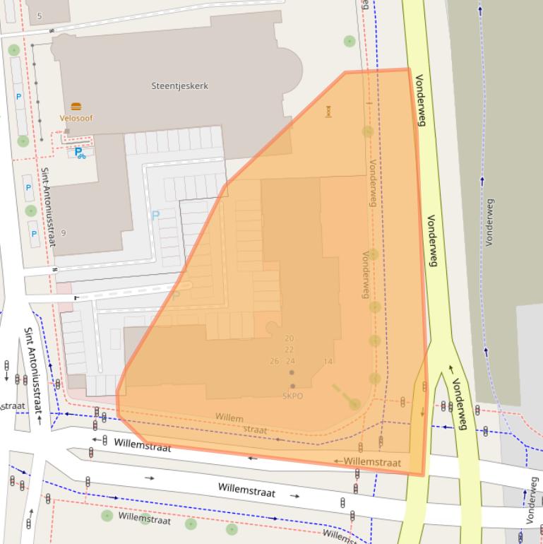 Kaart van postcodegebied 5616RM.