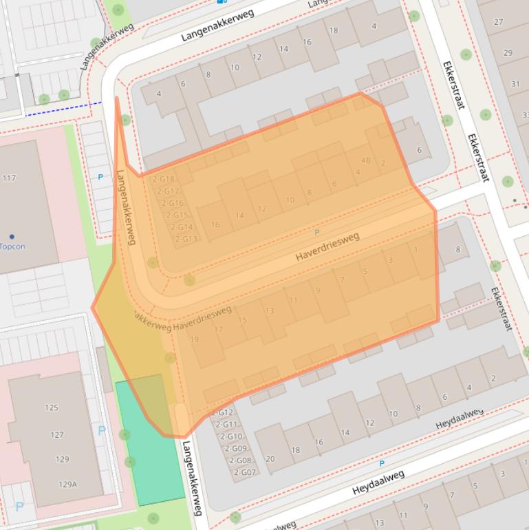 Kaart van postcodegebied 5616SR.
