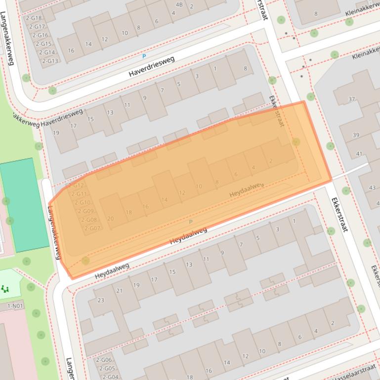 Kaart van postcodegebied 5616SV.