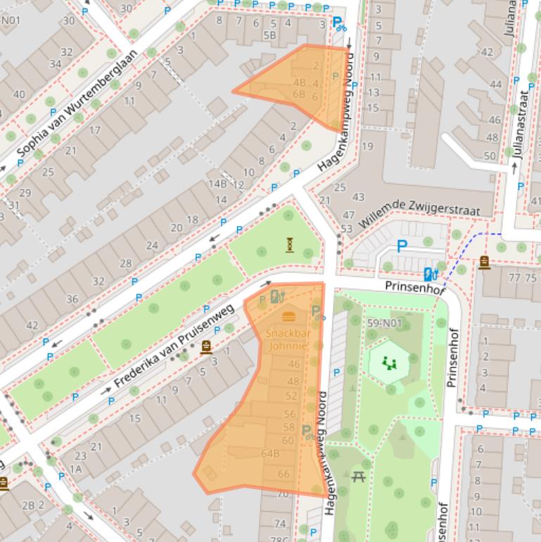 Kaart van postcodegebied 5616TA.
