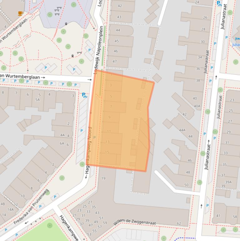 Kaart van postcodegebied 5616TC.