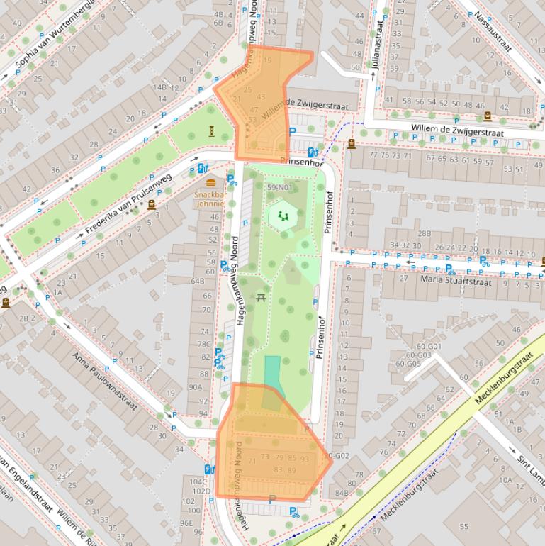 Kaart van postcodegebied 5616TD.
