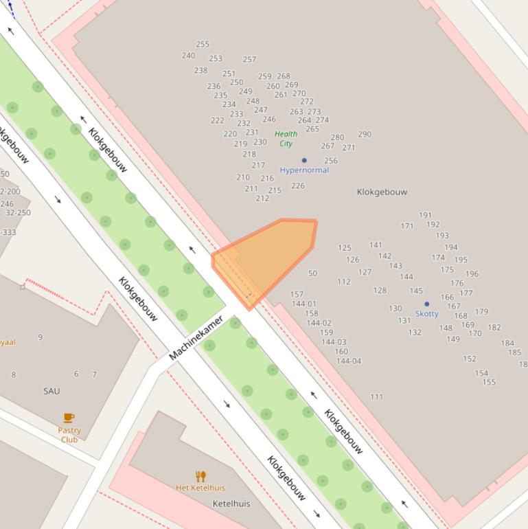 Kaart van postcodegebied 5617AA.