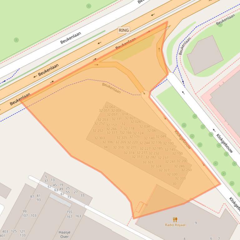 Kaart van postcodegebied 5617AP.