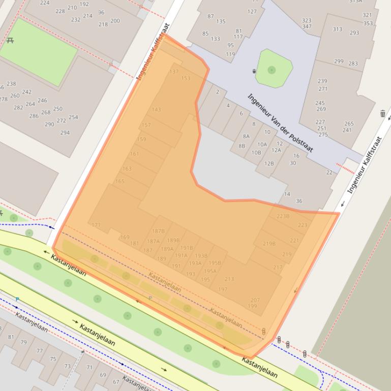 Kaart van postcodegebied 5617BL.