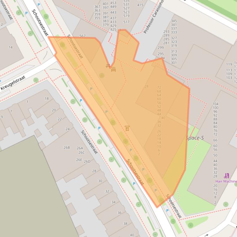 Kaart van postcodegebied 5617BP.